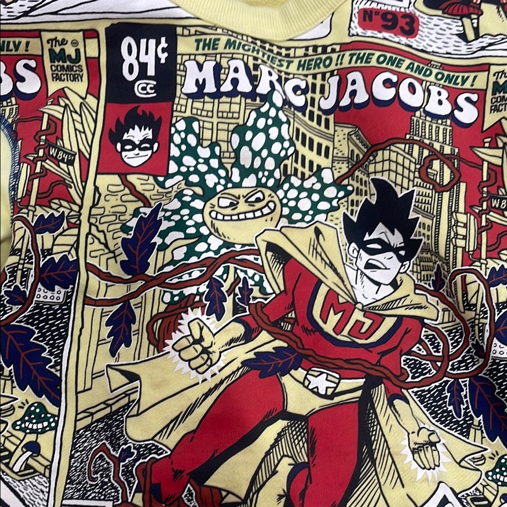 Marc Jacobs Graphic Comic Print Top